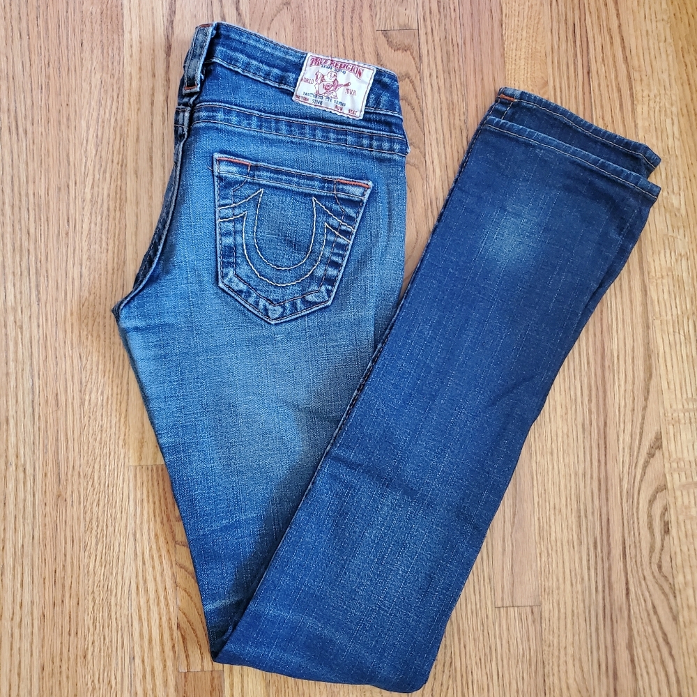 True Religion Jean's Size 25 Skinny Lowrise